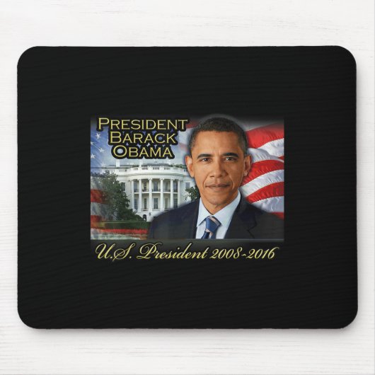 Präsident Barack Obama 2008-2016 US-Präsident Mousepad (Vorne)