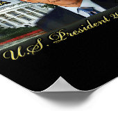 Präsident Barack Obama 2008-2016 US-Präsident Poster (Ecke)