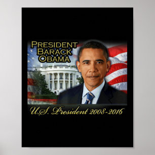 Präsident Barack Obama 2008-2016 US-Präsident Poster