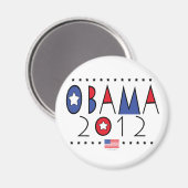 Präsident Barack Obama 2012 Gear Magnet (Vorderseite/Rückseite)