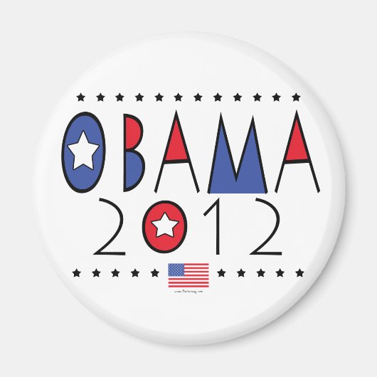 Präsident Barack Obama 2012 Gear Magnet (Vorne)