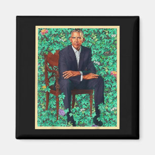 Präsident Barack Obama 2028 Portrait Patriotic Dem Magnet