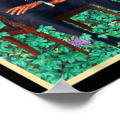 Präsident Barack Obama 2028 Portrait Patriotic Dem Poster (Ecke)