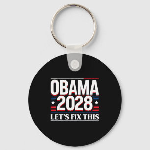 Präsident Barack Obama 2028 Rtrait Patriotischer D Schlüsselanhänger