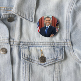 Präsident Barack Obama 2. Amtszeit Offizielles Por Button