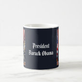 Präsident Barack Obama 2. Amtszeit Offizielles Por Kaffeetasse (Mittel)