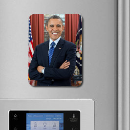 Präsident Barack Obama 2. Amtszeit Offizielles Por Magnet