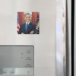 Präsident Barack Obama 2. Amtszeit Offizielles Por Magnet