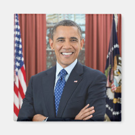 Präsident Barack Obama 2. Amtszeit Offizielles Por Magnet