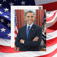 Präsident Barack Obama 2. Amtszeit Offizielles Por
