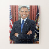 Präsident Barack Obama 2. Term Portrait 11 x 14 Puzzle (Vertikal)