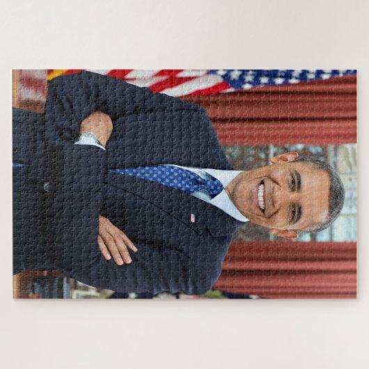 Präsident Barack Obama 2. Term Portrait 20 x 30 Puzzle (Horizontal)