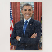 Präsident Barack Obama 2. Term Portrait 20 x 30 Puzzle (Vertikal)