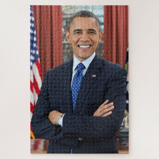 Präsident Barack Obama 2. Term Portrait 20 x 30 Puzzle (Vertikal)