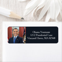 Präsident Barack Obama 2. Term Portrait Rede