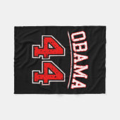 Präsident Barack Obama 44 Fleecedecke (Vorderseite (Horizontal))