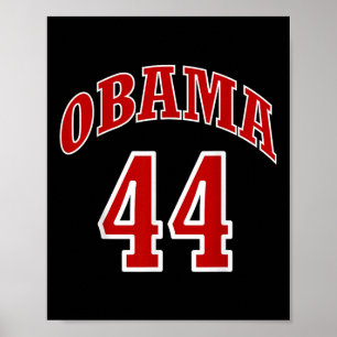 Präsident Barack Obama 44 Shirt Imitate Jersey 44. Poster