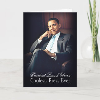 Präsident Barack Obama - am coolsten. Prez. Karte