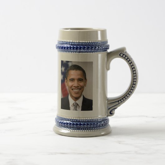 Präsident Barack Obama Bierglas (Rechts)