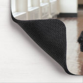 Präsident Barack Obama & Bo Mousepad (Ecke)