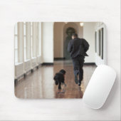 Präsident Barack Obama & Bo Mousepad (Mit Mouse)