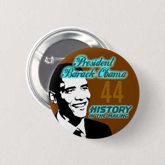 Präsident Barack Obama Button (Vorne & Hinten)