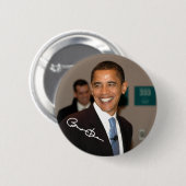 Präsident Barack Obama Button (Vorne & Hinten)