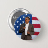 Präsident Barack Obama Button (Vorne & Hinten)