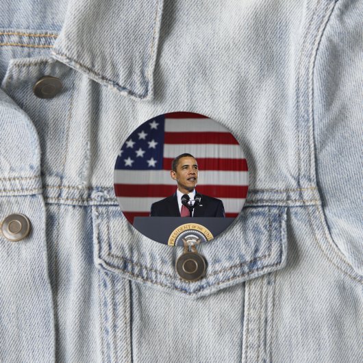 Präsident Barack Obama Button (Beispiel)