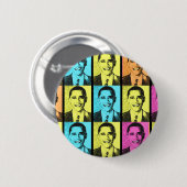 PRÄSIDENT BARACK OBAMA. BUTTON (Vorne & Hinten)