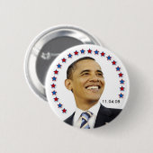 Präsident Barack Obama Button (Vorne & Hinten)