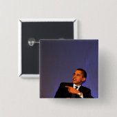 Präsident Barack Obama Button (Vorne & Hinten)