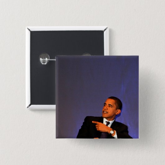 Präsident Barack Obama Button (Vorne & Hinten)