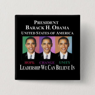 PRÄSIDENT BARACK OBAMA BUTTON