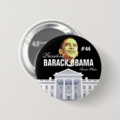 Präsident Barack Obama Button (Vorne & Hinten)