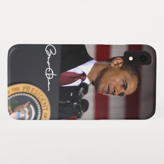 Präsident Barack Obama Case-Mate iPhone Hülle (Rückseite (Horizontal))