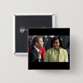 Präsident Barack Obama Einweihung 2009 Button (Vorne & Hinten)