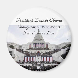 Präsident Barack Obama Einweihung 2009 Magnet