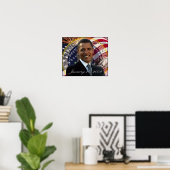 Präsident Barack Obama Eröffnungsposter Poster (Heimbüro)