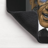 Präsident Barack Obama Evil Cool Robot Mousepad (Ecke)