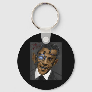 Präsident Barack Obama Evil Cool Robot Schlüsselanhänger