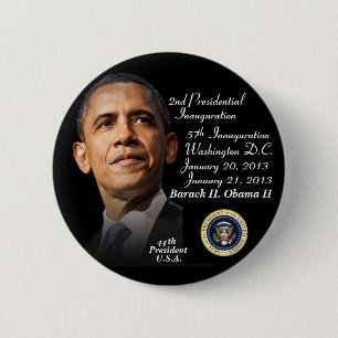 Präsident Barack Obama II Einweihung 1-21-2013 Button