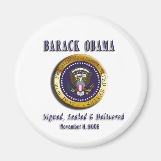 PRÄSIDENT BARACK OBAMA MAGNET (Vorne)
