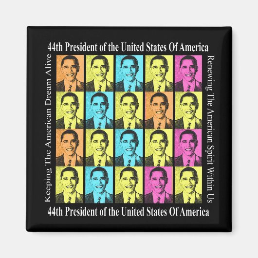 PRÄSIDENT BARACK OBAMA MAGNET (Vorne)