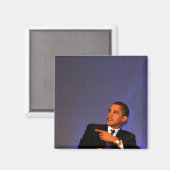 Präsident Barack Obama Magnet (Vorderseite/Rückseite)