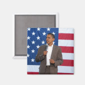 Präsident Barack Obama Magnet (Vorderseite/Rückseite)