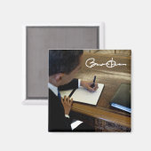 Präsident Barack Obama Magnet (Vorderseite/Rückseite)