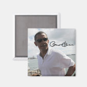 Präsident Barack Obama Magnet (Vorderseite/Rückseite)