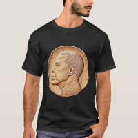 Präsident Barack Obama Medaille Coin Shirt-Black H