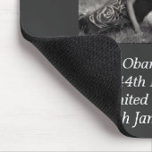 Präsident Barack Obama mit Familie Mousepad (Ecke)